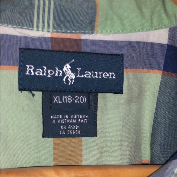 Kids/boys XL(18-20) Polo Ralph Lauren button down